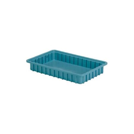Lewisbins LEWISBins Divider Box  DC2025 16-1/2 x 10-7/8 x 2-1/2, Light Blue, PK12 DC2025  Lt Blue
